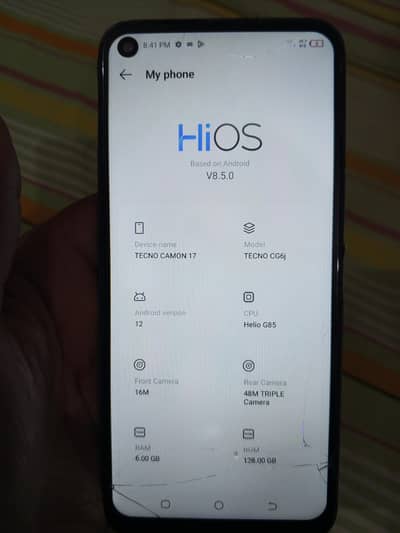 Tecno Camon 17 6/128 For Sale ( Urgenly )