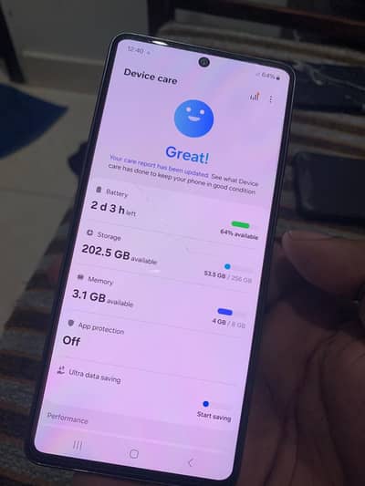 Samsung A73 5g with box PTA