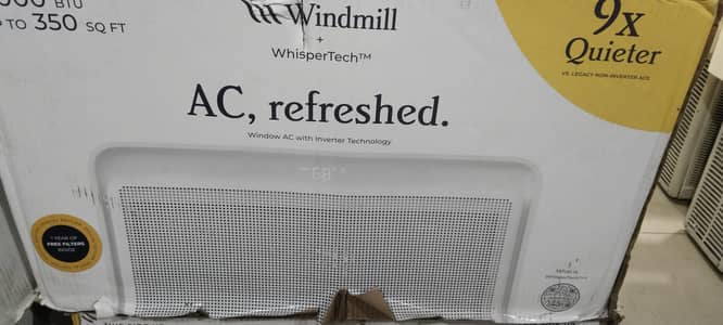 window ac 110v inverter brand new box pack with warranty