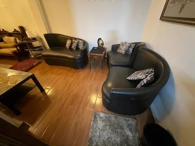 Synthetic leather sofa