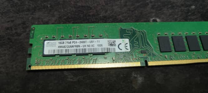 16GB DDR4 2400MHz PC RAM