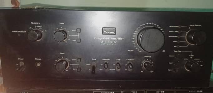 sansui high bass amplifier