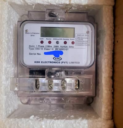 Brand New Single Phase ELECTRIC Meter KBK