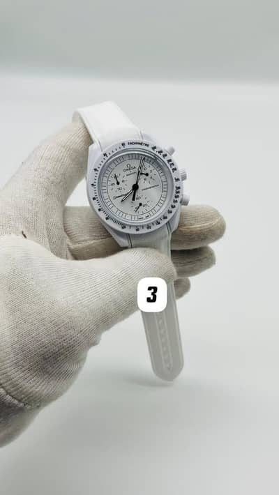 Omega And swatch swiss CORONOGRAPH moon watches