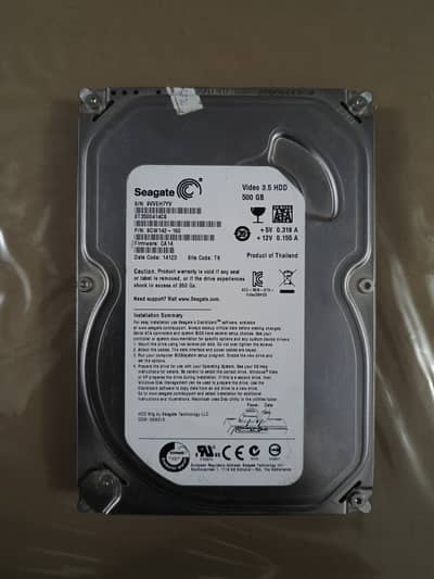 Seagate 500 GB 3.5″ HDD – Good Condition