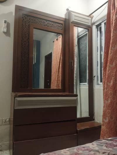 wooden dressing table