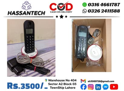 "Affordable cordless Landline Phone – Clear Voice – Smooth Working!"