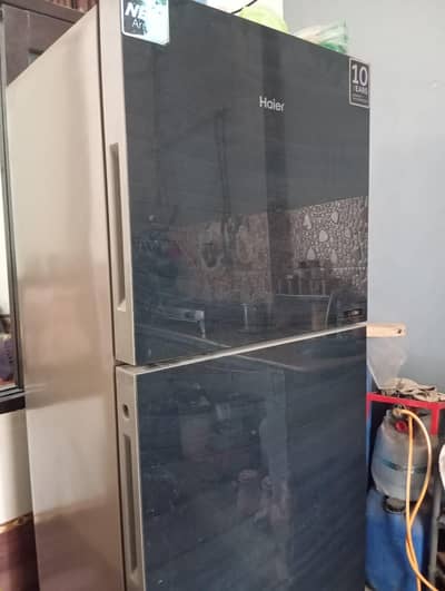 Haier glass door refrigerator