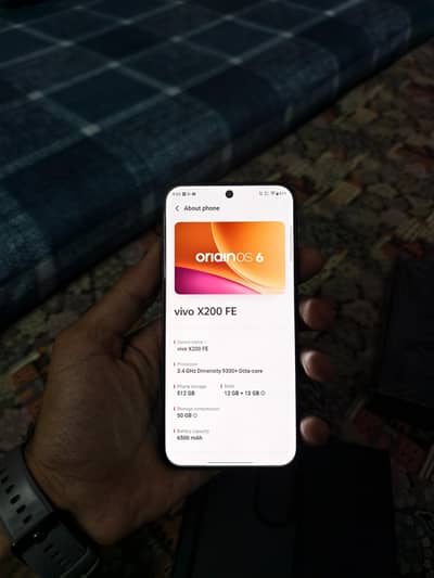 VIVO X200 FE ZEISS Camera Dual Sim PTA Approved