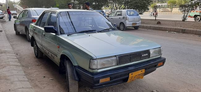 Nissan Sunny 1987 Power windows - Power mirror - Cng- Petrol