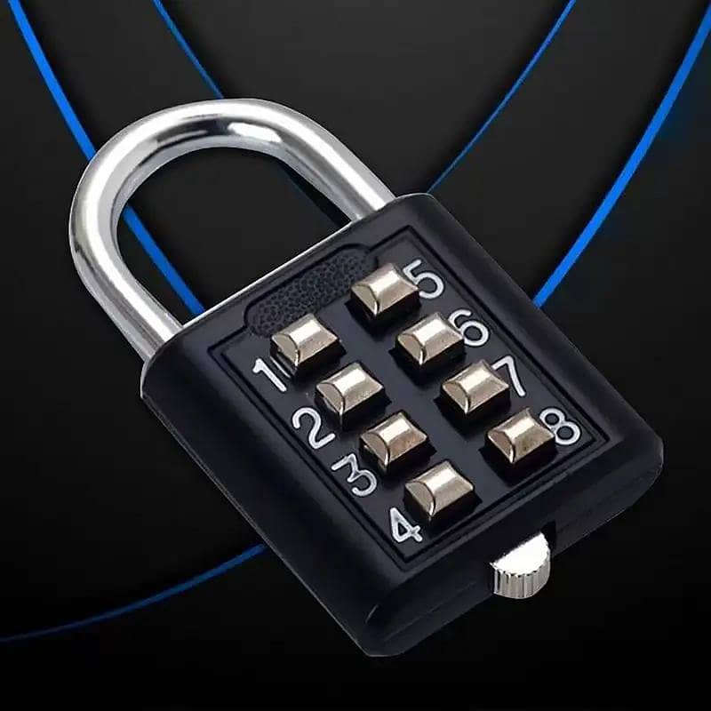 Waterproof Combination Padlock with 4-Digit Code 4