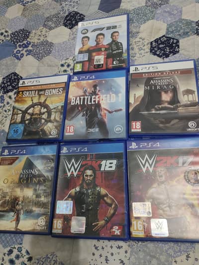PS4 and PS5 games