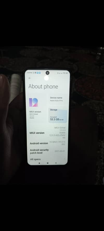 redmi note 9 pro display change 64 gb read description