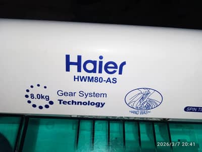 Haier washing machine twin tub model number HWM 80-AS
