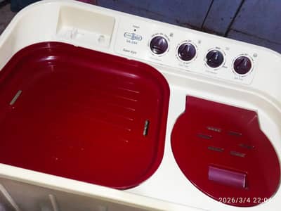 Super Asia washing machine twin tub model number SA-244