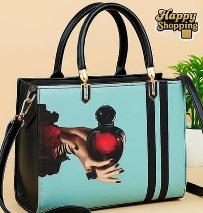 Canvas Printed Shoulder Bag