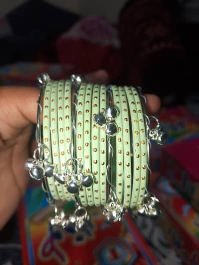 Kashmiri Bangles With Rain Drop bangles set