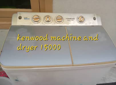 Kenwood washing and spinner
