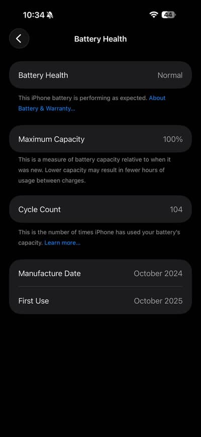 Iphone 16 pro max jv 256GB