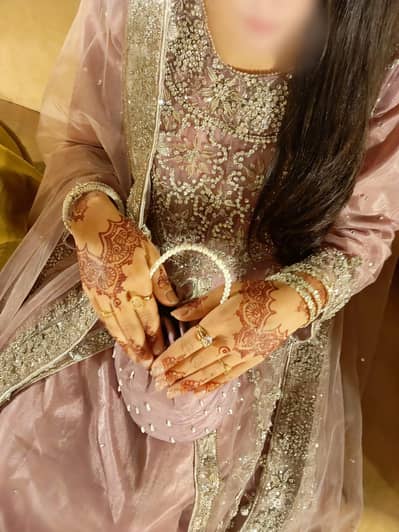 Elegant Bridal Walima Suit - 4 Piece Dress - Excellent Condition