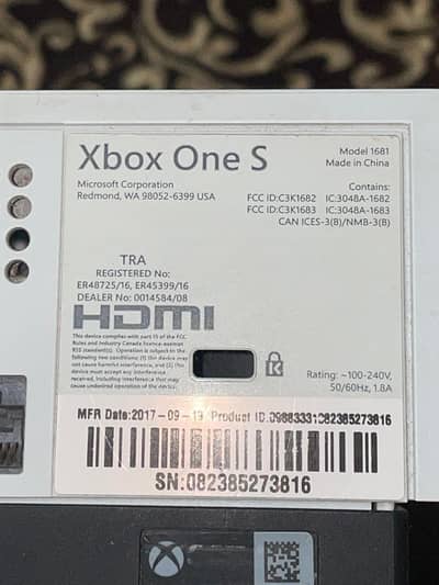 Xbox One S | 500GB | Excellent Condition | With 6 Games