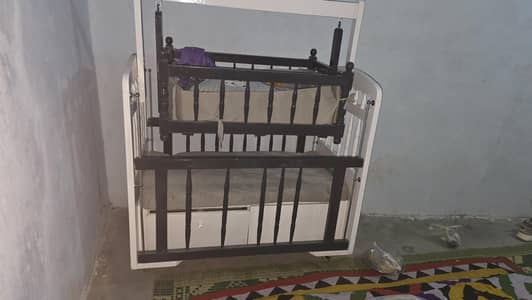 Baby Wooden Cot Crib Sleeping Bed