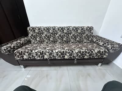Sofa cum bed with storage space 6.5ft x 3.5ft