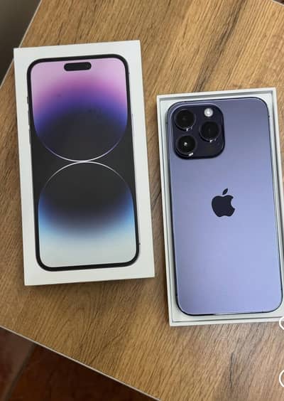 Apple iphone 14 pro Max Complete Box Urgent Sale Connect Wtp No