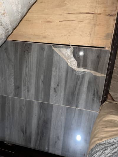 Single bed 4x6 with mattress and single door almari