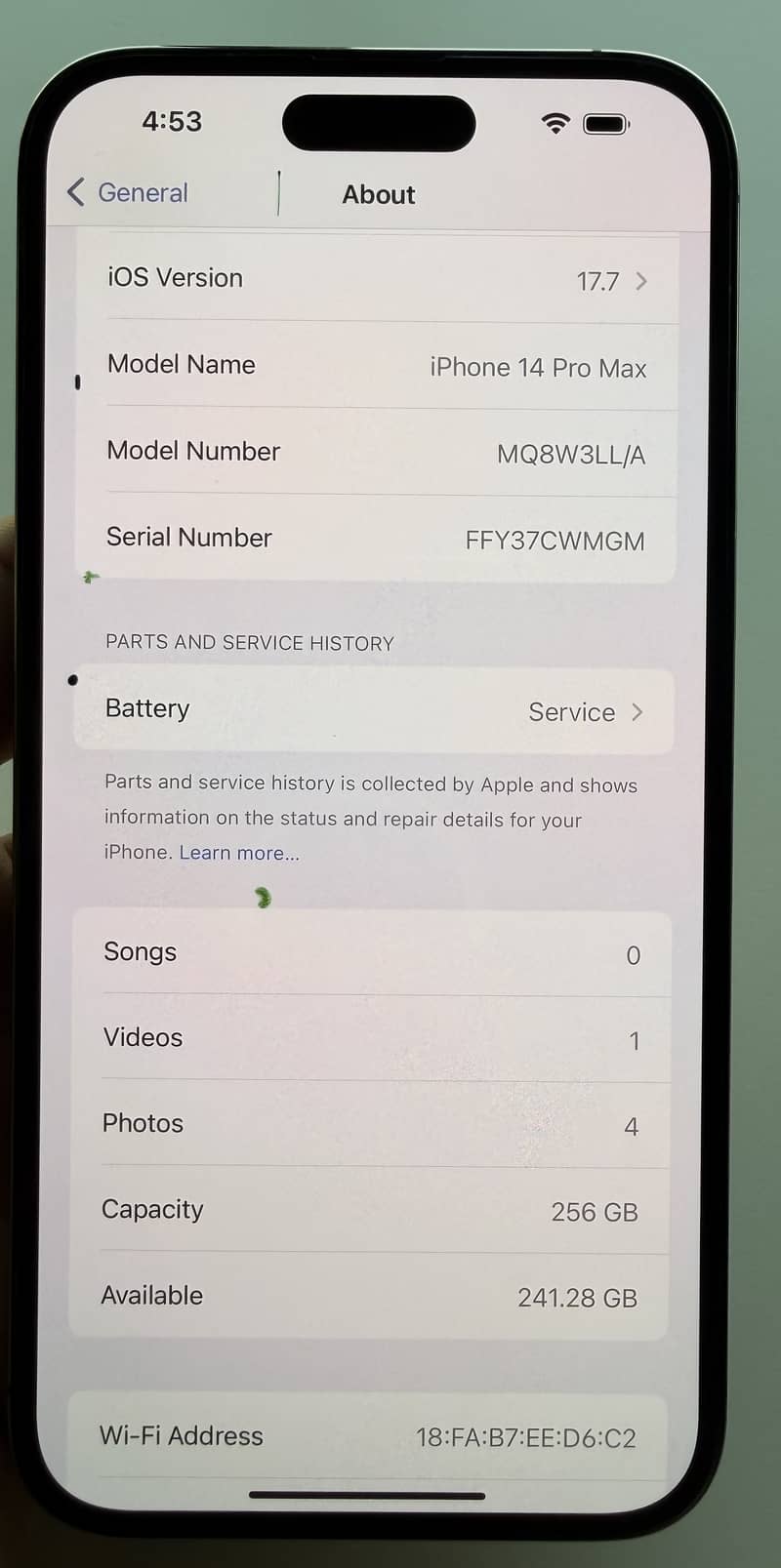 Apple iPhone 14 Pro Max PTA E Sim 8