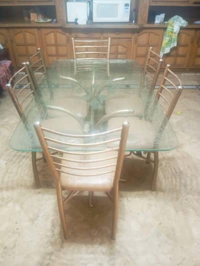 Dinning table with 6 chairs