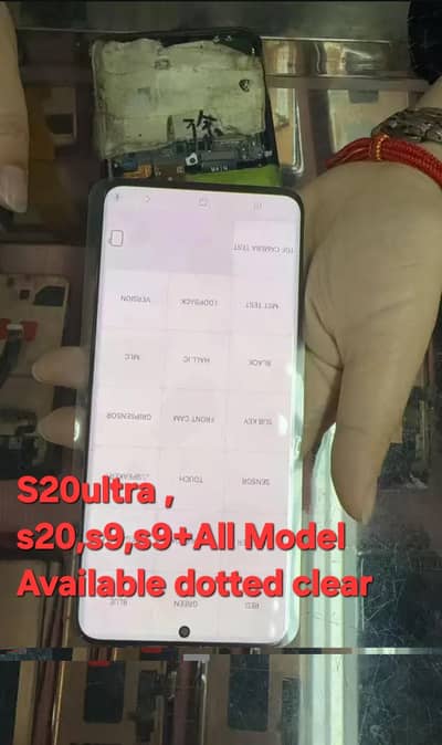 Samsung S20,s21,s21fe,s9,s9plus,s8,N8,N10 All Model panel Available