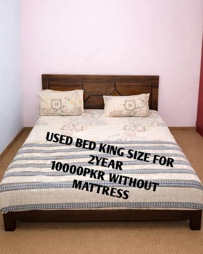 king size bed frame without mattress