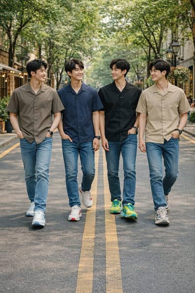 premium half -zip polo collection