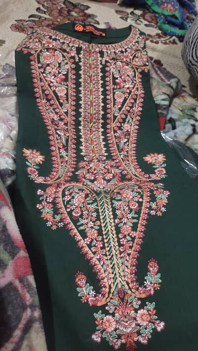 Minsa New lawn shtiched suit | 3 pcs | Embroidered New collection.