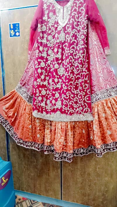 Bridal dress Haris shakeel  design  only one time wear just 65000