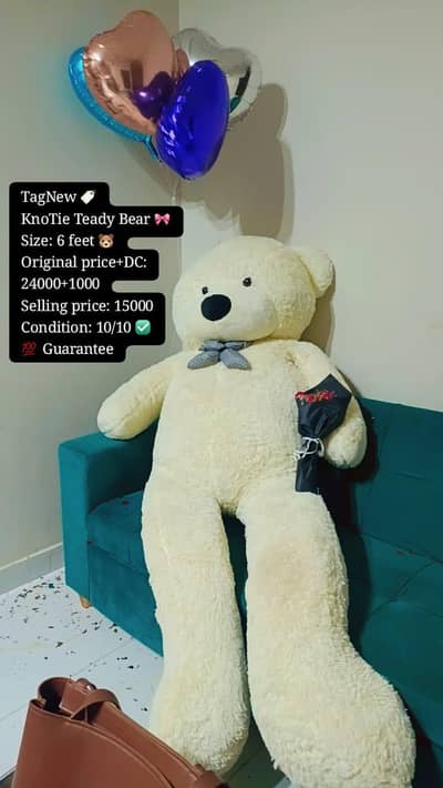 Teddy Bear 6ft Tall new tagged