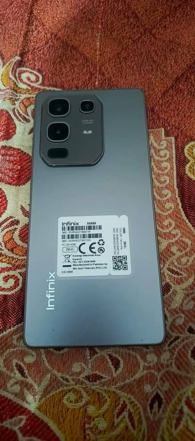 infinix note 50. billkul new  20 din used