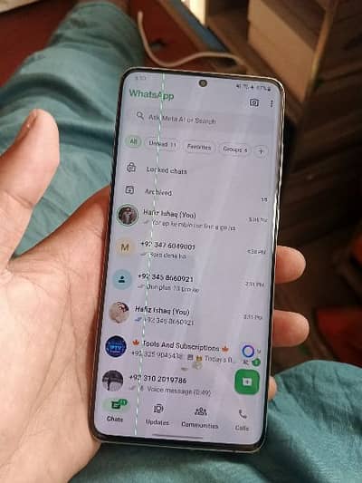 samsung s20 plus 12+8gb ram 128gb only barek se line ha