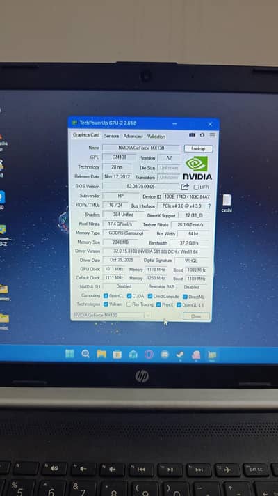 16GB DDR4 RAM + Core i7 8th gen + MX130 (2GB GPU) = Gaming Laptop