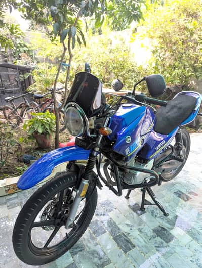 Yamaha ybr g 2020 model  blue coloiur urgent sale
