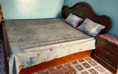 Wooden King size Bed Urgent sale