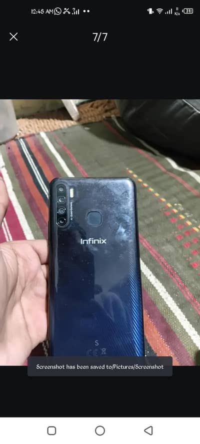 Infinix S5 (6 128) all ok with box official PTA approved
