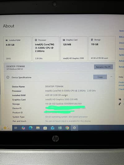 hp elitebook 840 cool condition