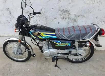 Honda 125 latest black colour