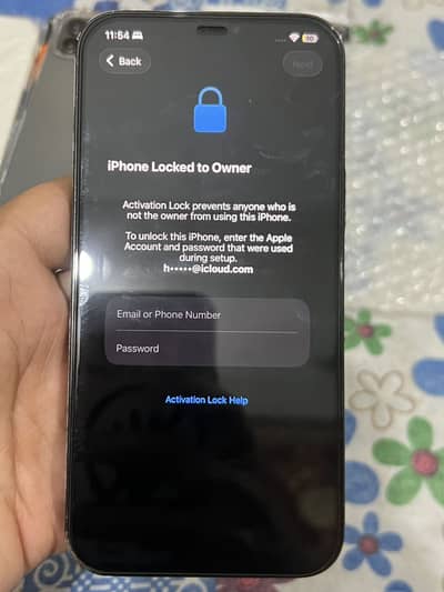 iphone 12 Pro Max Blue 256gb (icloud Locked)