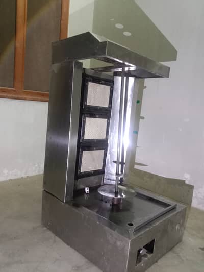 Used Grill & Shawarma Machine with Gear System for Sale
