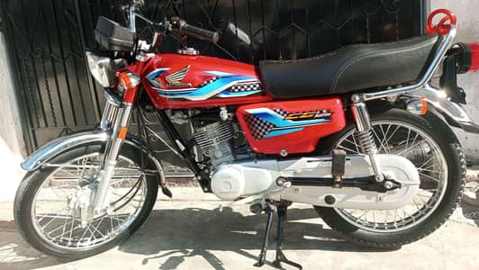 Honda CG125 Red 2024 Is lslamabad Registered