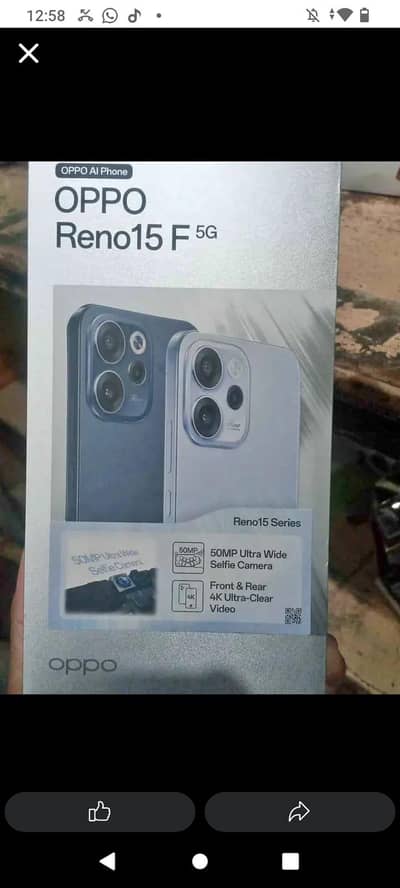 opo Reno f15 5g    8/256