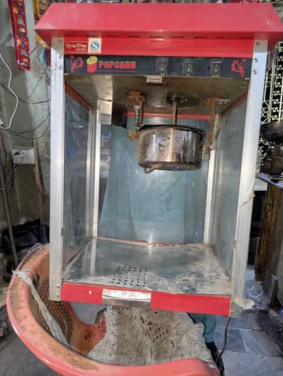 Commercial Popcorn Machine (Electric + Gas) – Like New